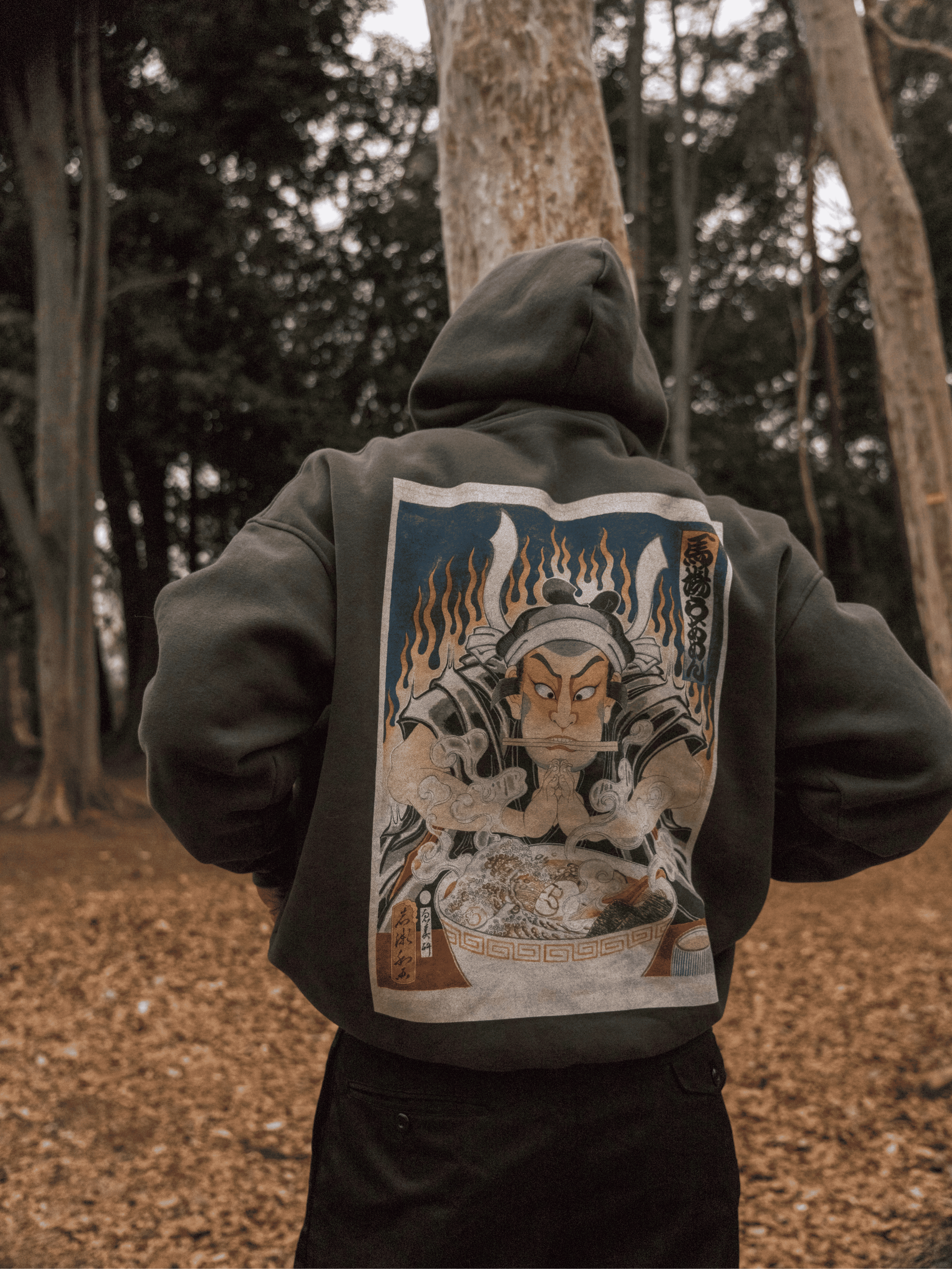 Ukiyo-E Ramen Hoodie – Japanese Streetwear | Baba Ramen