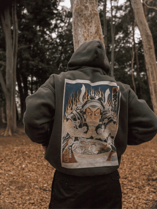 Ukiyo-E Ramen Hoodie – Japanese Streetwear | Baba Ramen
